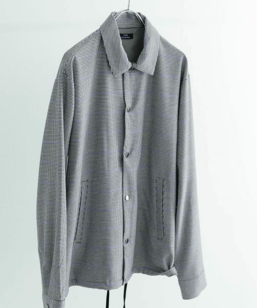 ＊＊URBAN RESEARCH ITEMS / アーバンリサーチ アイテムズ ブルゾン | 『セットアップ対応』ウォッシャブル×クールタッチ TRコーチジャケット（CHK）