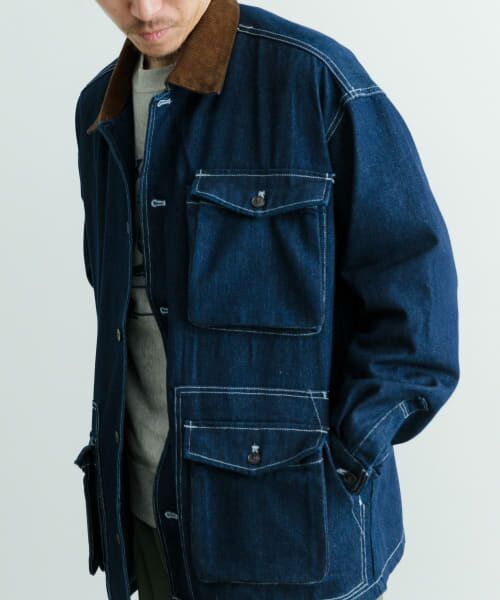 アーバンリサーチ　シシュウオーバーデニムジャケット　L.INDIGO アーバンリサーチ シシュウオーバーデニムジャケット L.INDIGO