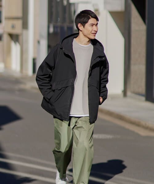 ＊＊URBAN RESEARCH ITEMS / アーバンリサーチ アイテムズ その他アウター | 『UVカット』ウォッシャブルストレッチDryRipフーディー（BLK）