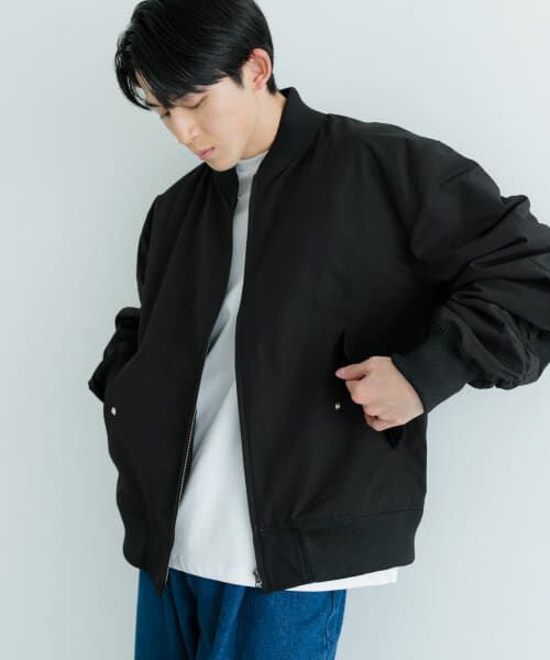 mori Market リメイク ジャケット ミリタリー　ブラック 63342-215-