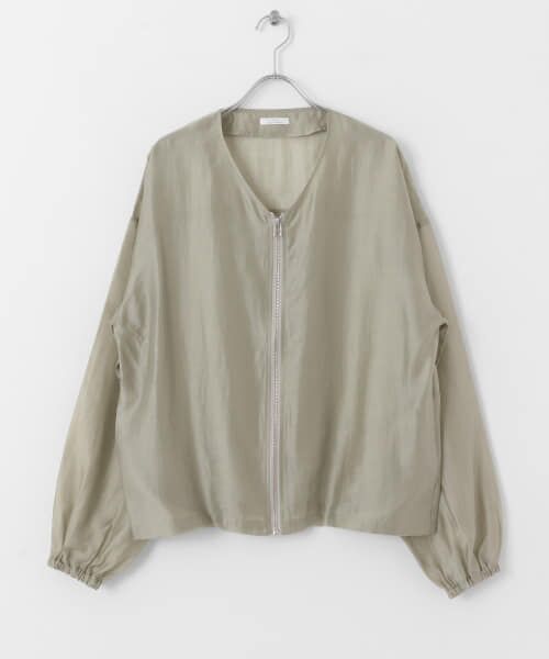 美品◯リヴドロワ　Vネックシアーブルゾン　オフホワイト セール】 シアーVネックブルゾン （ブルゾン）｜＊＊URBAN