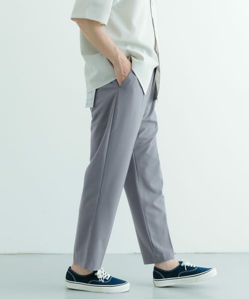＊＊URBAN RESEARCH ITEMS / アーバンリサーチ アイテムズ その他パンツ | 『セットアップ対応』ウォッシャブル×クールタッチTRテーパードパンツ（GRY）