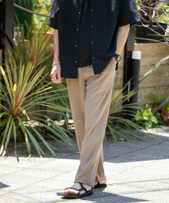 『セットアップ対応』ウォッシャブル×クールタッチTRストレートパンツ