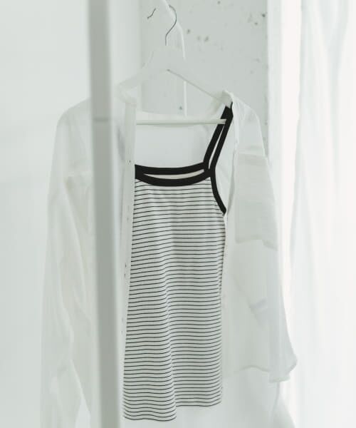 ＊＊URBAN RESEARCH ITEMS / アーバンリサーチ アイテムズ キャミソール・チューブトップ | カップツキキャミソール（IVO×BLK）
