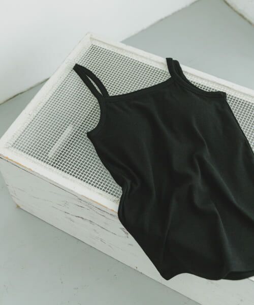 ＊＊URBAN RESEARCH ITEMS / アーバンリサーチ アイテムズ キャミソール・チューブトップ | カップツキキャミソール（BLK）