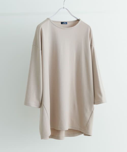 ＊＊URBAN RESEARCH ITEMS / アーバンリサーチ アイテムズ Tシャツ | 接触冷感 ポンチ 7分袖 Tシャツ（L.BEG）