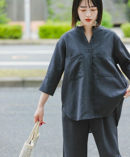 ＊＊URBAN RESEARCH ITEMS / アーバンリサーチ アイテムズ シャツ・ブラウス | 『速乾/UVカット』『セットアップ対応』イージーケアドルマンシャツ（CHA）