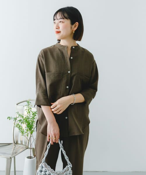 ＊＊URBAN RESEARCH ITEMS / アーバンリサーチ アイテムズ シャツ・ブラウス | 『速乾/UVカット』『セットアップ対応』イージーケアドルマンシャツ（MOC）