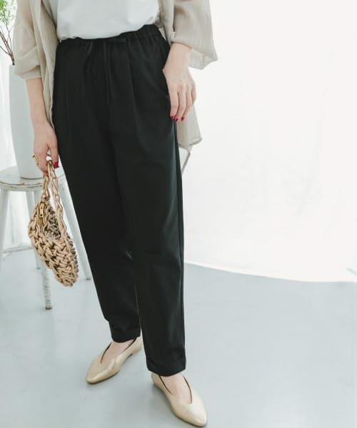 ＊＊URBAN RESEARCH ITEMS / アーバンリサーチ アイテムズ その他パンツ | リネン混イージーパンツ（BLK）