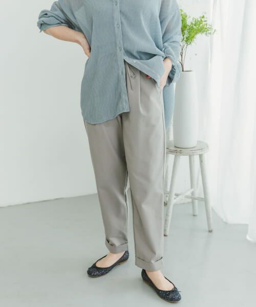 ＊＊URBAN RESEARCH ITEMS / アーバンリサーチ アイテムズ その他パンツ | リネン混イージーパンツ（GRY）