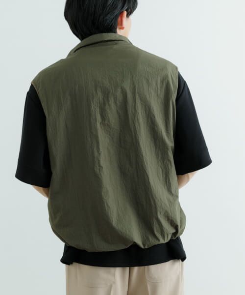 セール】 メッシュライニング Zip Upナイロンベスト （その他