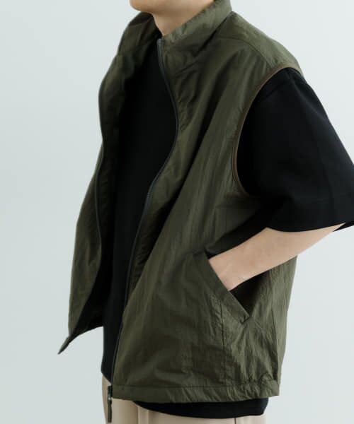 what'up？ナイロンベスト NYLON VEST NAVY | What's up?