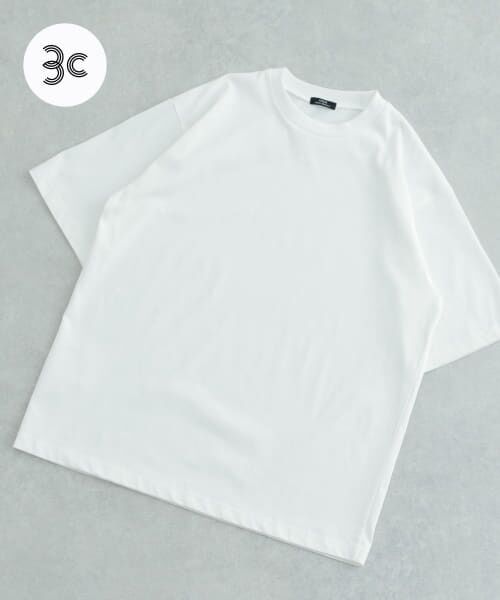 ＊＊URBAN RESEARCH ITEMS / アーバンリサーチ アイテムズ Tシャツ | USAコットン 接触冷感 シルケットT-shirts（WHT）
