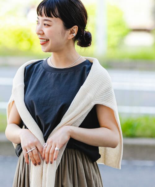 ＊＊URBAN RESEARCH ITEMS / アーバンリサーチ アイテムズ Tシャツ | クルーネックノースリーブTシャツ（CHA）