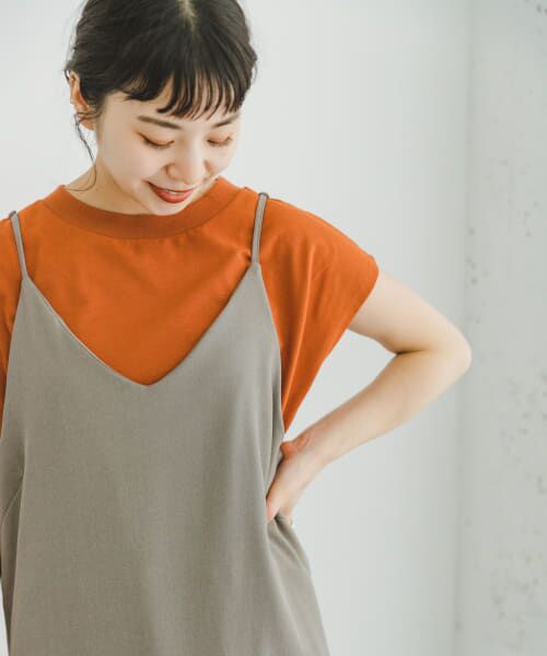 ＊＊URBAN RESEARCH ITEMS / アーバンリサーチ アイテムズ Tシャツ | クルーネックノースリーブTシャツ（ORG）