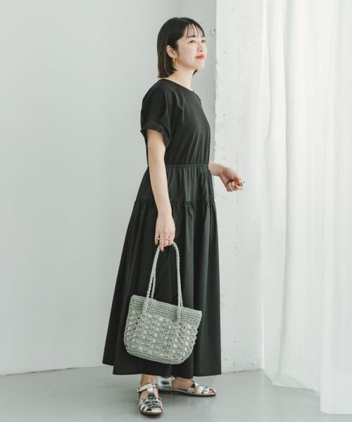 セール】 ドッキングTシャツワンピース （ワンピース