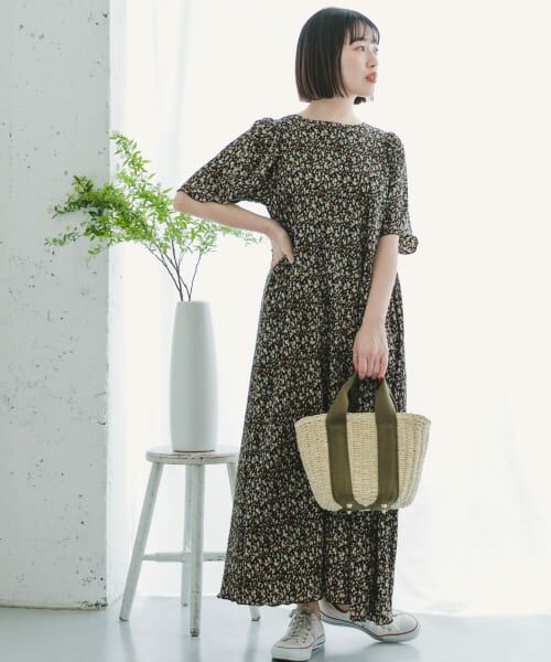 fleurs et fruits*様♡ワンピース AMBIDEX Store 〇菜の花刺繍 ワンピース(F キナリ): bulle de savon