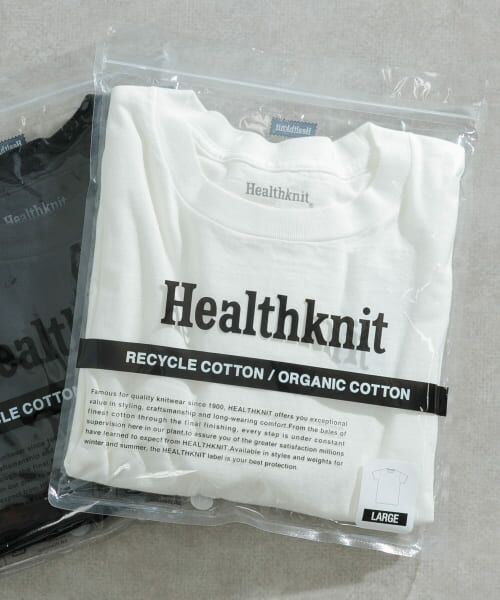 ＊＊URBAN RESEARCH ITEMS / アーバンリサーチ アイテムズ Tシャツ | Healthknit　Made In Japan 1-Pack T-Shirts（WHT）