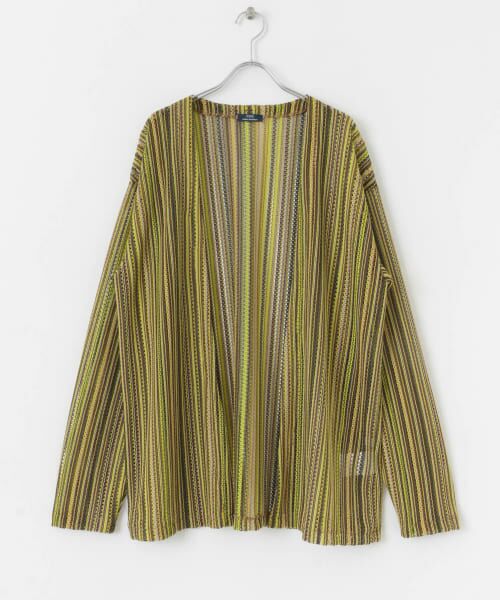 ＊＊URBAN RESEARCH ITEMS / アーバンリサーチ アイテムズ カーディガン・ボレロ | バルファレース ミックスカラー カーディガン（YEL）