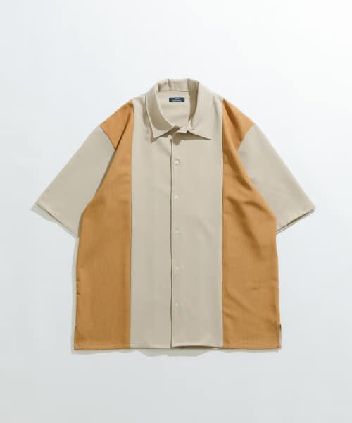 ＊＊URBAN RESEARCH ITEMS / アーバンリサーチ アイテムズ シャツ・ブラウス | 接触冷感TRストレッチ切替半袖シャツ（L.BEG）
