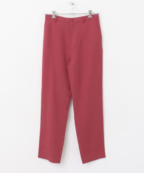 ＊＊URBAN RESEARCH ITEMS / アーバンリサーチ アイテムズ その他パンツ | コットン×リネン RELAX トラウザー（RED）