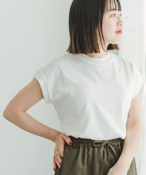 ＊＊URBAN RESEARCH ITEMS / アーバンリサーチ アイテムズ Tシャツ | ピグメントフレンチTシャツ（OFF）