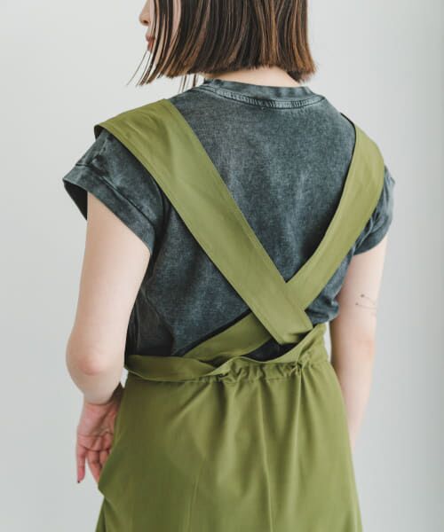 ＊＊URBAN RESEARCH ITEMS / アーバンリサーチ アイテムズ Tシャツ | ピグメントフレンチTシャツ（BLK）