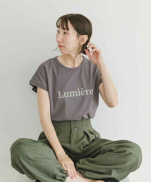 ＊＊URBAN RESEARCH ITEMS / アーバンリサーチ アイテムズ Tシャツ | クールコットンフレンチプルオーバー（GRY）