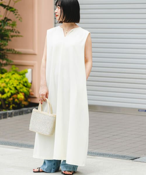 カットミラノノースリーブワンピース （ワンピース）｜＊＊URBAN