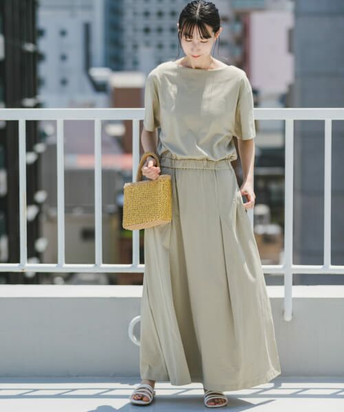 ＊＊URBAN RESEARCH ITEMS / アーバンリサーチ アイテムズ ワンピース | ウエストギャザーワンピース（GREGE）