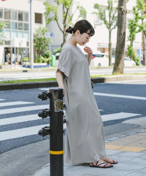 オリガミタックリネンレーヨンワンピース （ワンピース