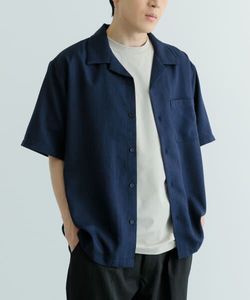 専用半袖青 刺繍不可】吸汗速乾 半袖ハーフZIPシャツ (男女兼用) ATZ-AZ