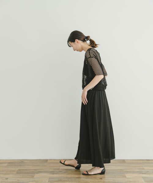 メッシュトップス×スカートセット （セットアップ）｜＊＊URBAN