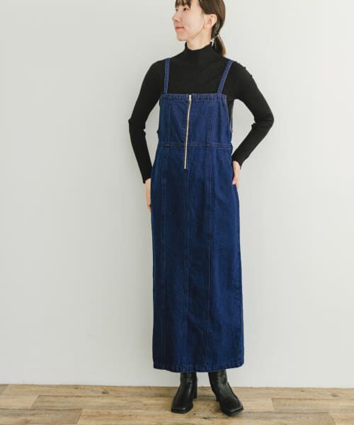 ☘️25新作 ♡ Aje アジュ デニムキャミワンピース 新品♡　015 ADAM ET ROPÉ FEMME(アダム エ ロペ ファム) / 【WEB限定