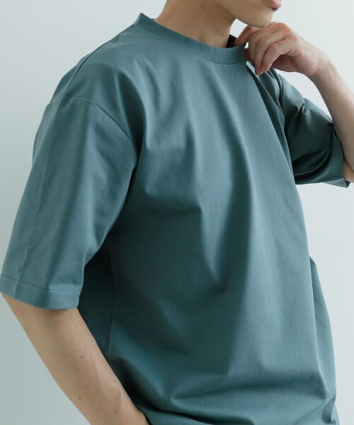 ＊＊URBAN RESEARCH ITEMS / アーバンリサーチ アイテムズ Tシャツ | 『吸水速乾/接触冷感/UVカット』SORONA多機能 クルーネックTシャツ（GRN）