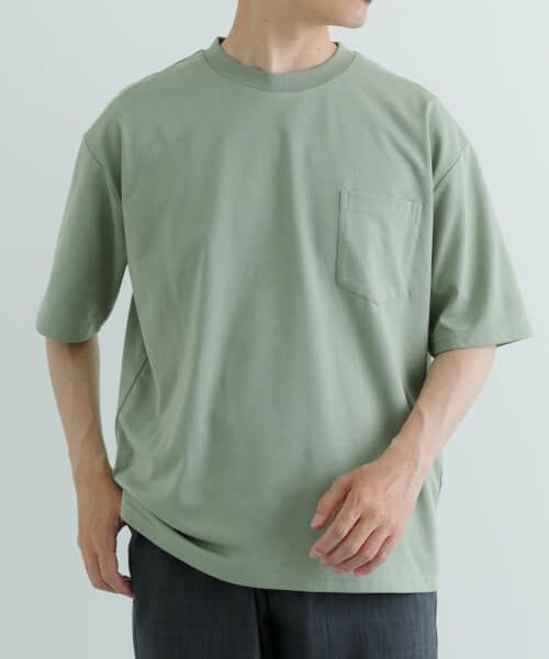 【22SS新品未使用アルチビオ】吸水速乾機能クルーニット 38号 LACOSTE ニット セーター UVカット 吸水速乾 ウォッシャブル