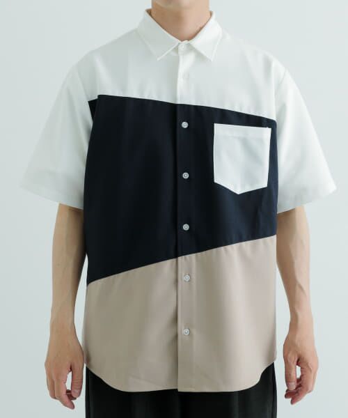 セール】 Diagonal Switch 半袖シャツ （シャツ・ブラウス