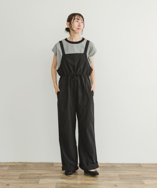 人気完売　ナイロンサロペット 2way ナイロン サロペット[品番：AZ000004386]｜andme