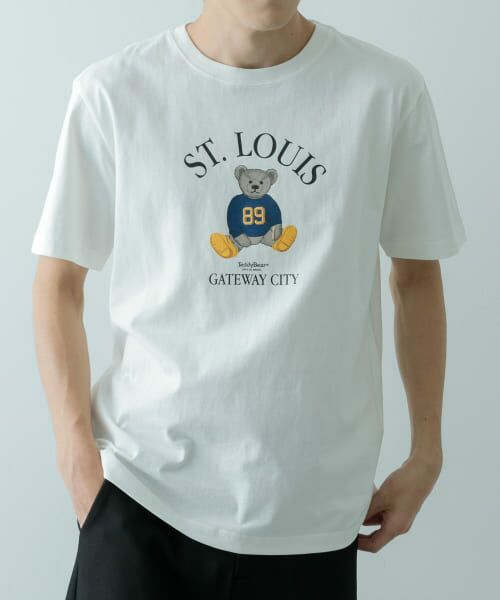 ＊＊URBAN RESEARCH ITEMS / アーバンリサーチ アイテムズ Tシャツ | TEDDY BEAR クルーネック Tシャツ（OFF）