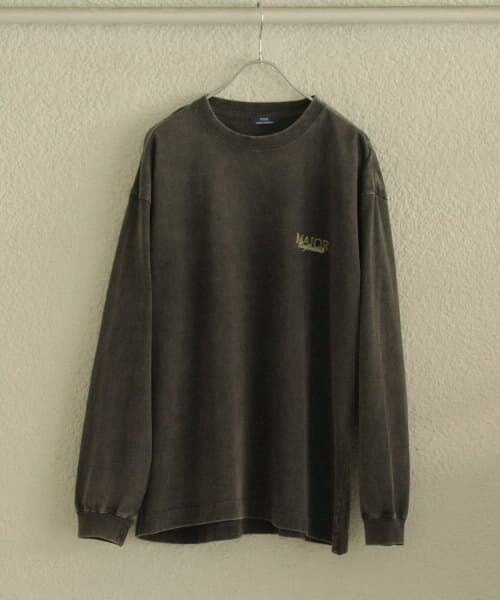 ＊＊URBAN RESEARCH ITEMS / アーバンリサーチ アイテムズ Tシャツ | パウダー加工 天竺カットソー（Embroidery）