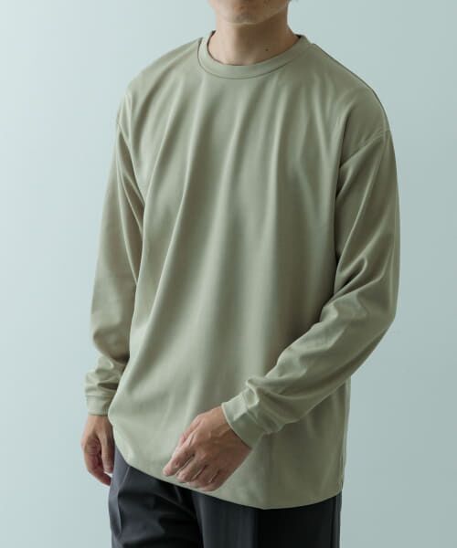 ＊＊URBAN RESEARCH ITEMS / アーバンリサーチ アイテムズ Tシャツ | サステナブルポンチ リラックスカットソー（KHK）