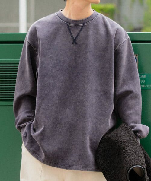 ＊＊URBAN RESEARCH ITEMS / アーバンリサーチ アイテムズ スウェット | 発熱機能 フェードダンボールTops（NVY）