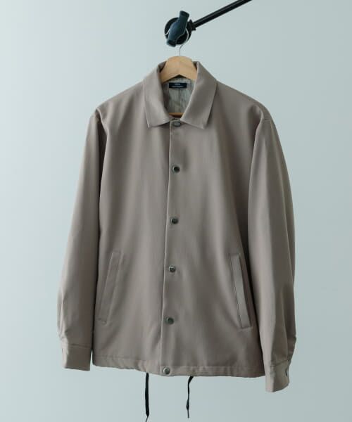 ＊＊URBAN RESEARCH ITEMS / アーバンリサーチ アイテムズ ブルゾン | ストレッチ×ウォッシャブル TRコーチジャケット（BEG）