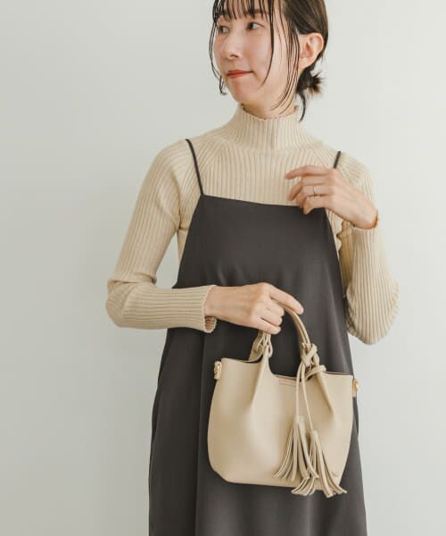 ＊＊URBAN RESEARCH ITEMS / アーバンリサーチ アイテムズ ニット・セーター | モチモチハイネックリブニット（IVO）