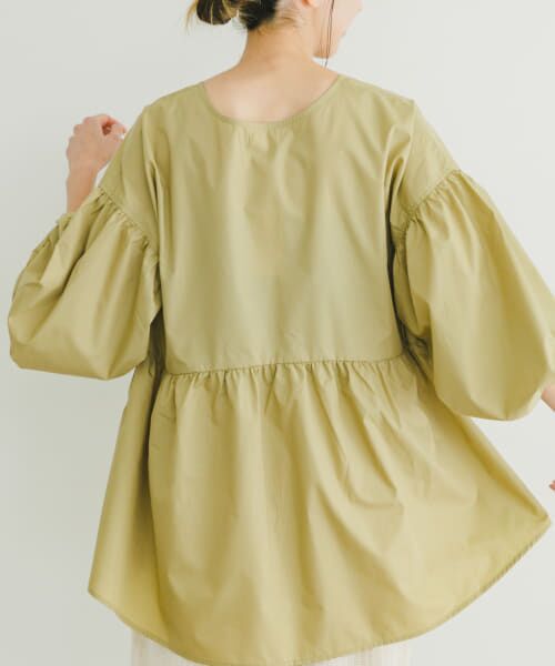 ＊＊URBAN RESEARCH ITEMS / アーバンリサーチ アイテムズ シャツ・ブラウス | ティアードVネックブラウス（BEG）