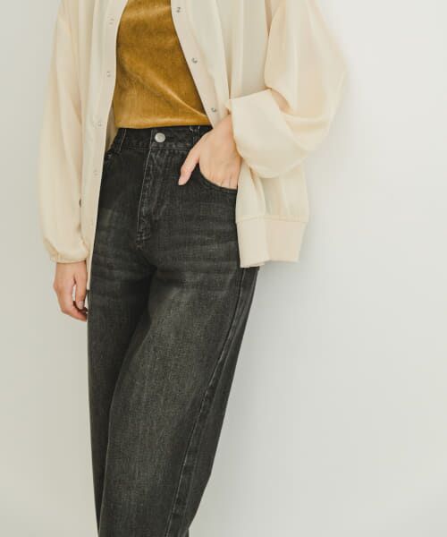 ＊＊URBAN RESEARCH ITEMS / アーバンリサーチ アイテムズ デニムパンツ | ストレートデニム（BLK）