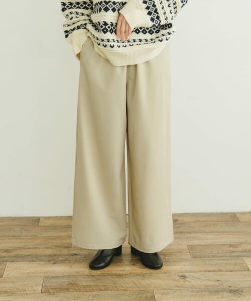 ＊＊URBAN RESEARCH ITEMS / アーバンリサーチ アイテムズ その他パンツ | イージーワイドストレートパンツ（L.BEG）