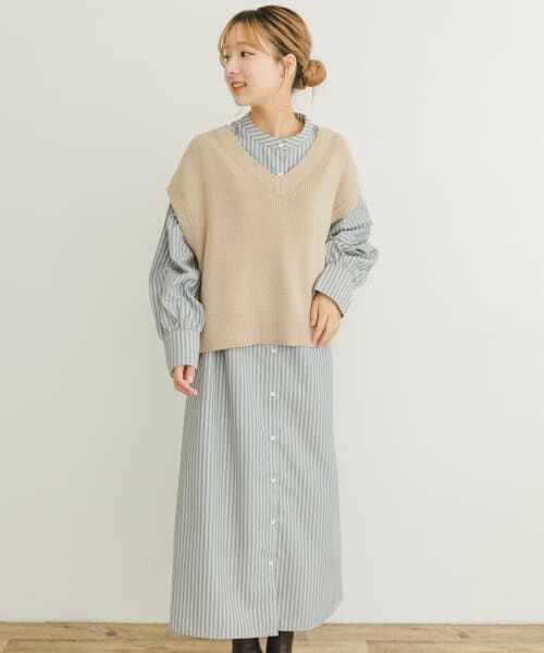 ニットベストセットワンピース （ワンピース）｜＊＊URBAN