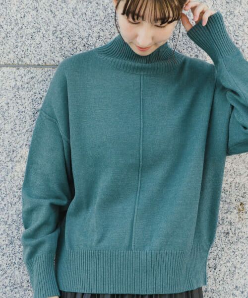 ＊＊URBAN RESEARCH ITEMS / アーバンリサーチ アイテムズ ニット・セーター | ハイネックワイドニット（TRQ）