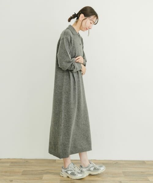 新品未使用 Resurrection ポロワンピース ホワイト/グリーン ポロニットワンピース （ワンピース）｜＊＊URBAN RESEARCH